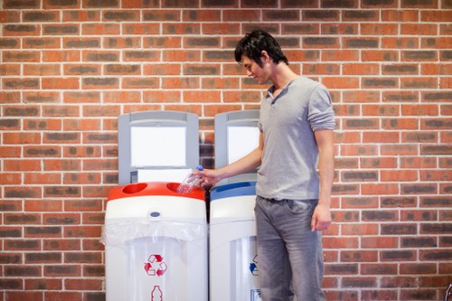 Professional waste management team